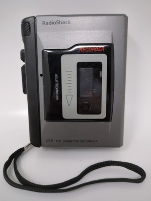 RadioShack Optimus CTR-112 Handheld Cassette Tape Recorder Tested Working