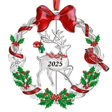 Christmas Ornament 2025 for Christmas Tree Decorations, Dated 2025 Christmas ...