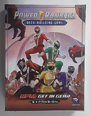 1x  Power Rangers: RPM: Get In Gear: Expansion: 2022 Brand New Board Games