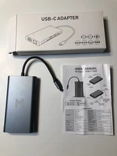 Hi-Tech 10-in-1 Docking Station, USB-C 3.0, PD, 4K HDMI, Universal Multiport