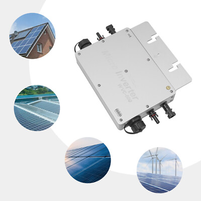 600W MPPT SOLAR GRID TIE INVERTER WATERPROOF MICRO INVERTER & CONNECTION CABLE
