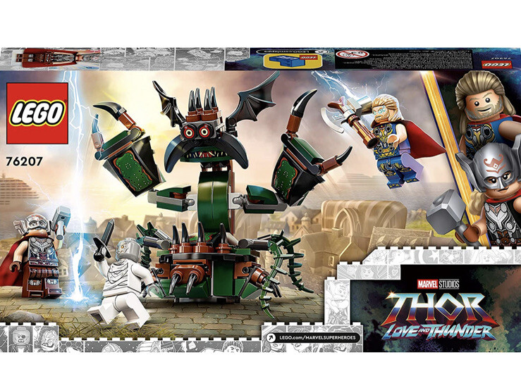 LEGO Marvel: Attack on New Asgard (76207) - Thor Love And Thunder - 3 Minifigure
