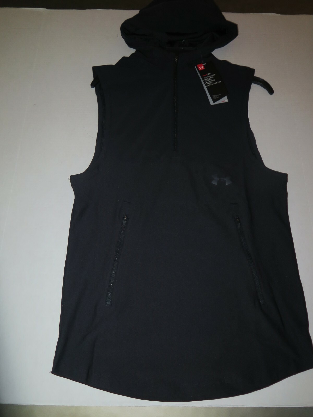 under armour vanish sleeveless hoodie