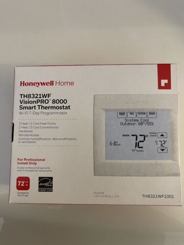 BRAND NEW Honeywell VisionPRO Wi-Fi 7-Day Programmable Thermostat (TH8321WF1001) - Picture 1 of 1