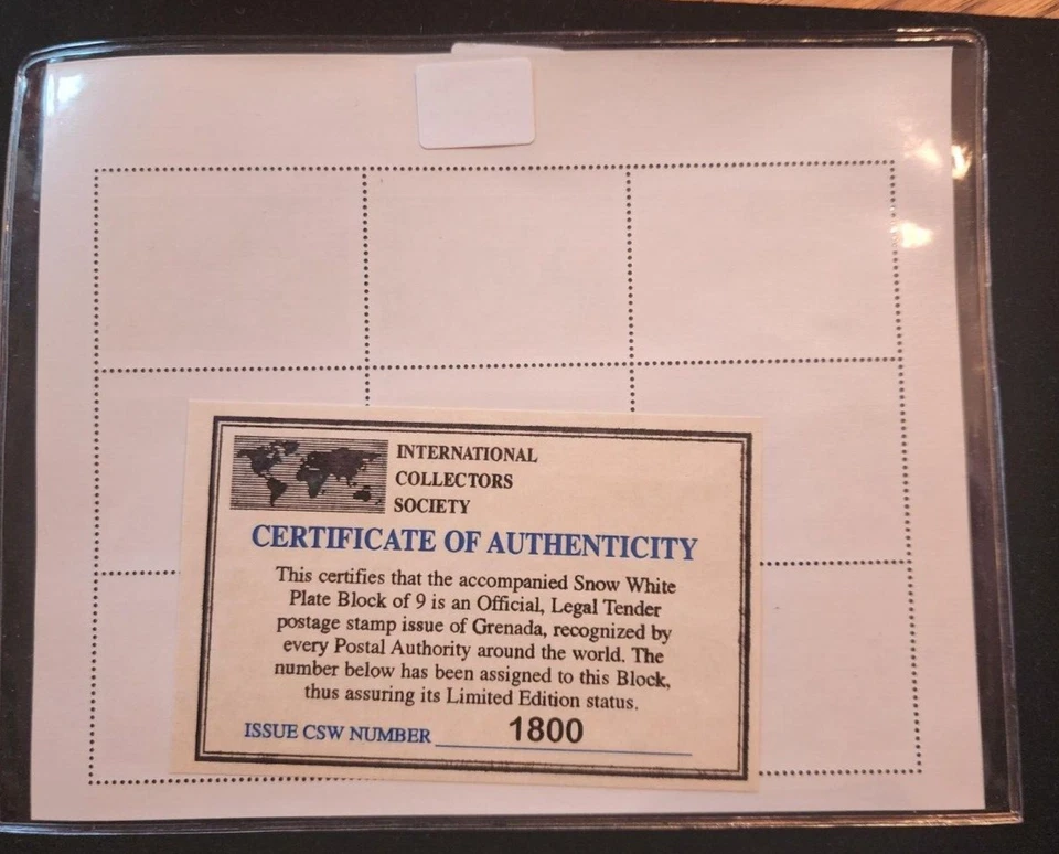 NEW The Disney Classic Fairytales Peter Pan & Snow White Postage Stamps. - Image 4 of 4