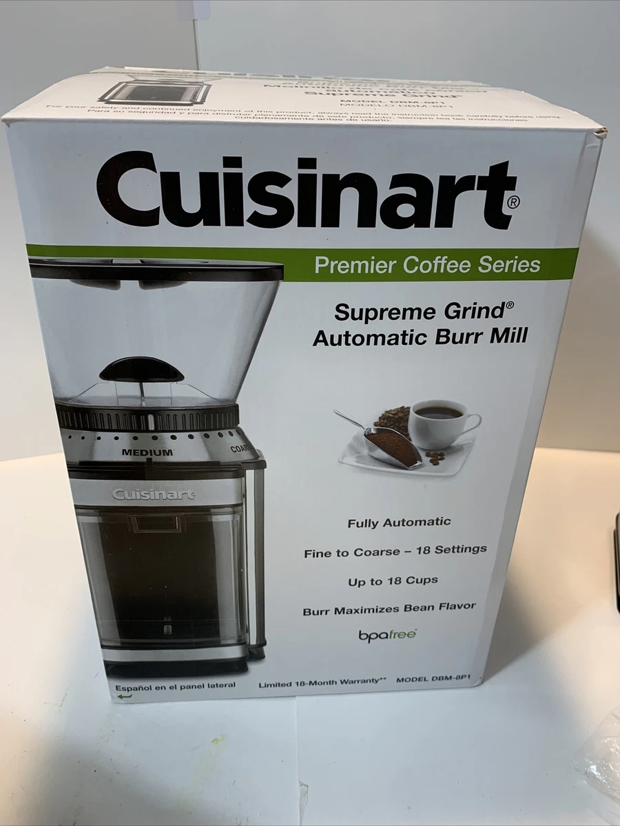 Cuisinart DBM-8 Supreme Grind Automatic Burr Mill coffee Grinder Works Well