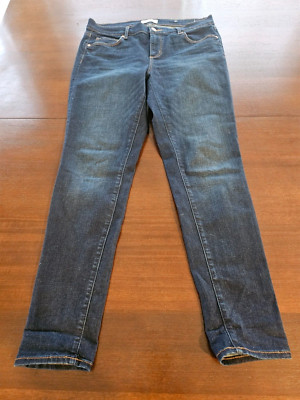 Made & Loved LOFT Jeans Size 30/10 Denim Stretch Legging High Rise Womens
