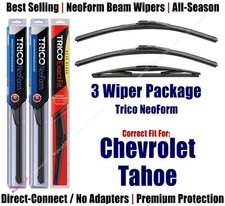 3-Pack Wipers Front & Rear NeoForm - fit 2009-2014 Chevrolet Tahoe - 16220x2/12E