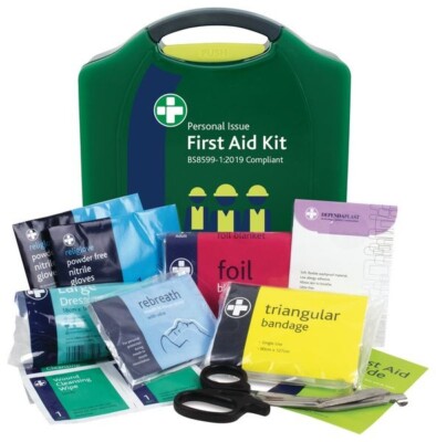Erste-Hilfe-Kit - persönliche Ausgabe BS8599 - 1:2019 konform