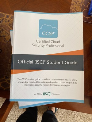 ISC2 Certified Cloud Security Professional, CCSP Student Guide 3rd Book