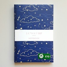 SKINNYDIP Cloud & Stars Notebook - Lined Paper - Hard Back - 192 pages