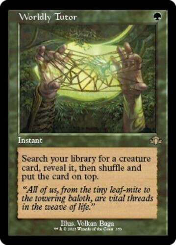 MTG - WORLDLY TUTOR - TERRAIN TUTOR - MAGIC - DMR - MINT - ENG - Picture 1 of 1