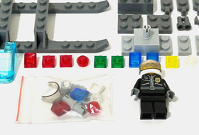 Retired &copy;2008 LEGO 7741 City Police Helicopter 100% Complete + Extras