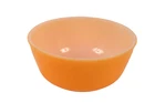 Vintage Anchor Hocking Fire King Orange 6 in Mixing Cereal Bowl Oven Ware USA