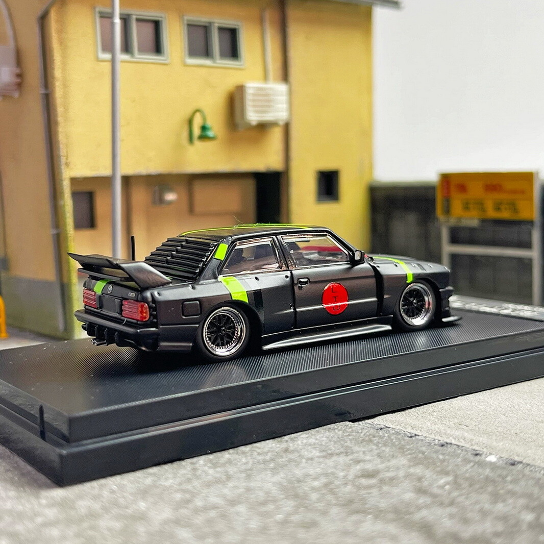 Street Weapon 1/64 Sale BMW M3 E30 LTO Black Diecast car Street Weapon 1/64 Sale BMW M3 E30 LTO Black Diecast car
