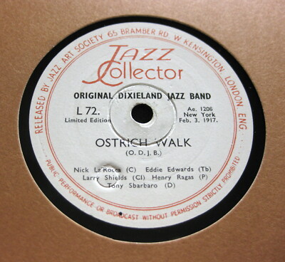 Original Dixieland Jazz Band - Ostrich Walk / Look At 'Em Doing It Now (1845) 