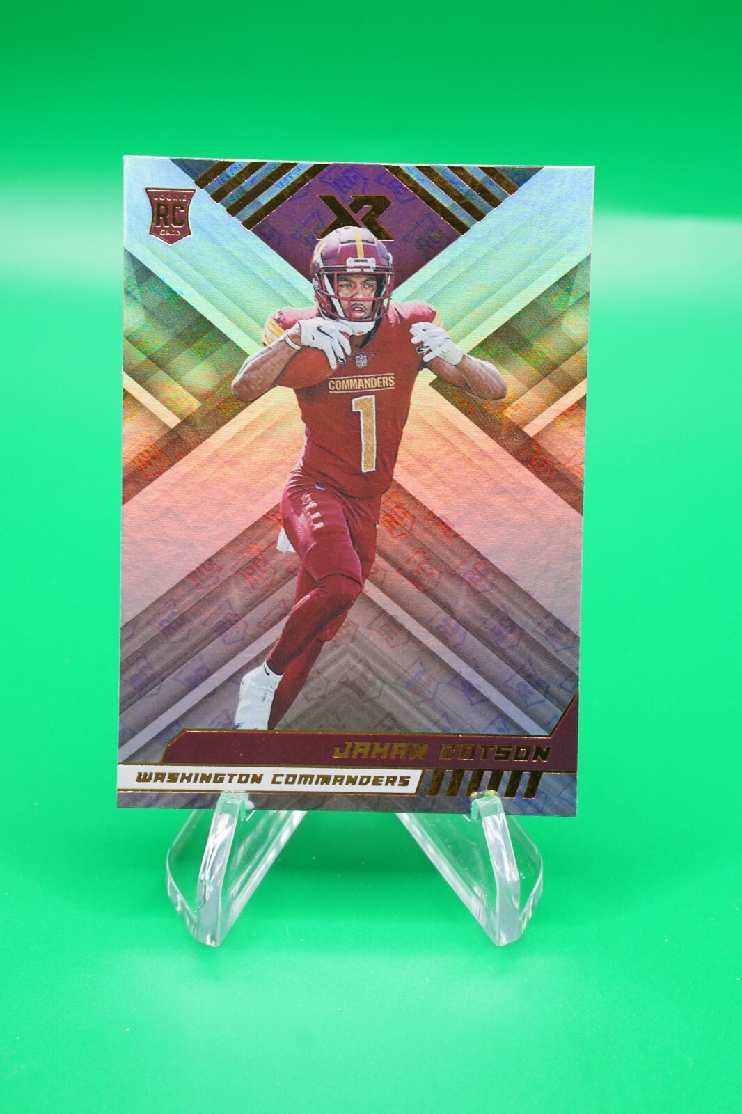 2022 XR Rookies #110 Jahan Dotson Washington Commanders SR1