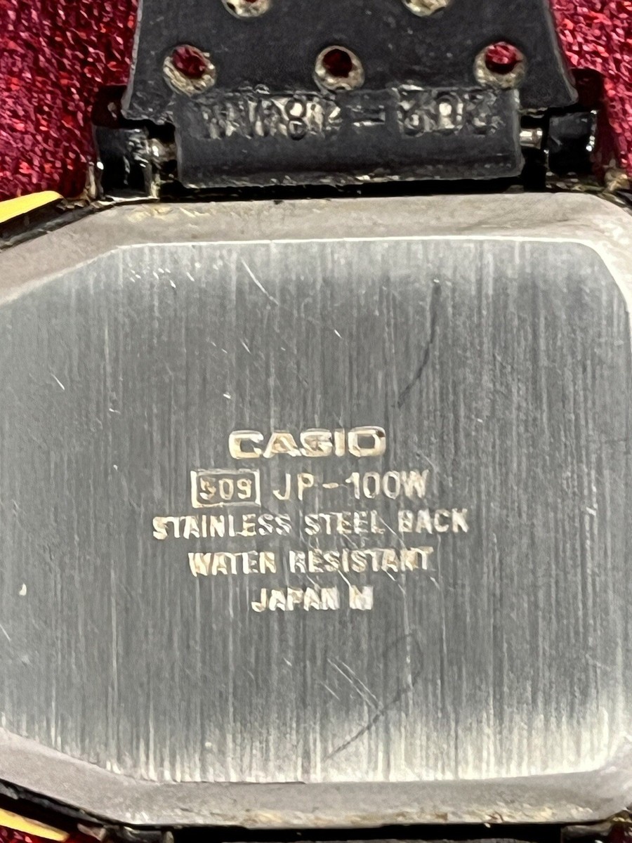 Casio JAPAN Vintage 1987 DIGITAL Watch Pulsecheck 509 JP Casio JAPAN Vintage 1987 DIGITAL Watch Pulsecheck 509 JP