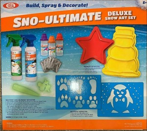 Sno Ultimate Deluxe Snow Art Set by Ideal Build Spray kit 83568802477