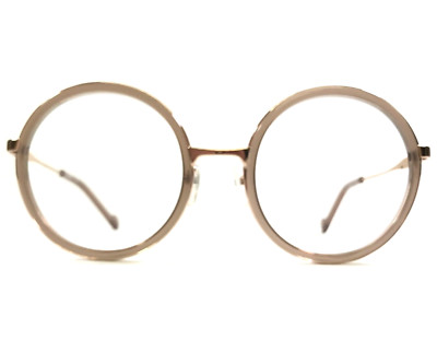 NWNT LIU JO Round Retro Sunglasses LJ696S 429 55-22-135 Liu Jo Round LJ696S Sand Sunglasses For Women, Size 55 : Buy  main image 3