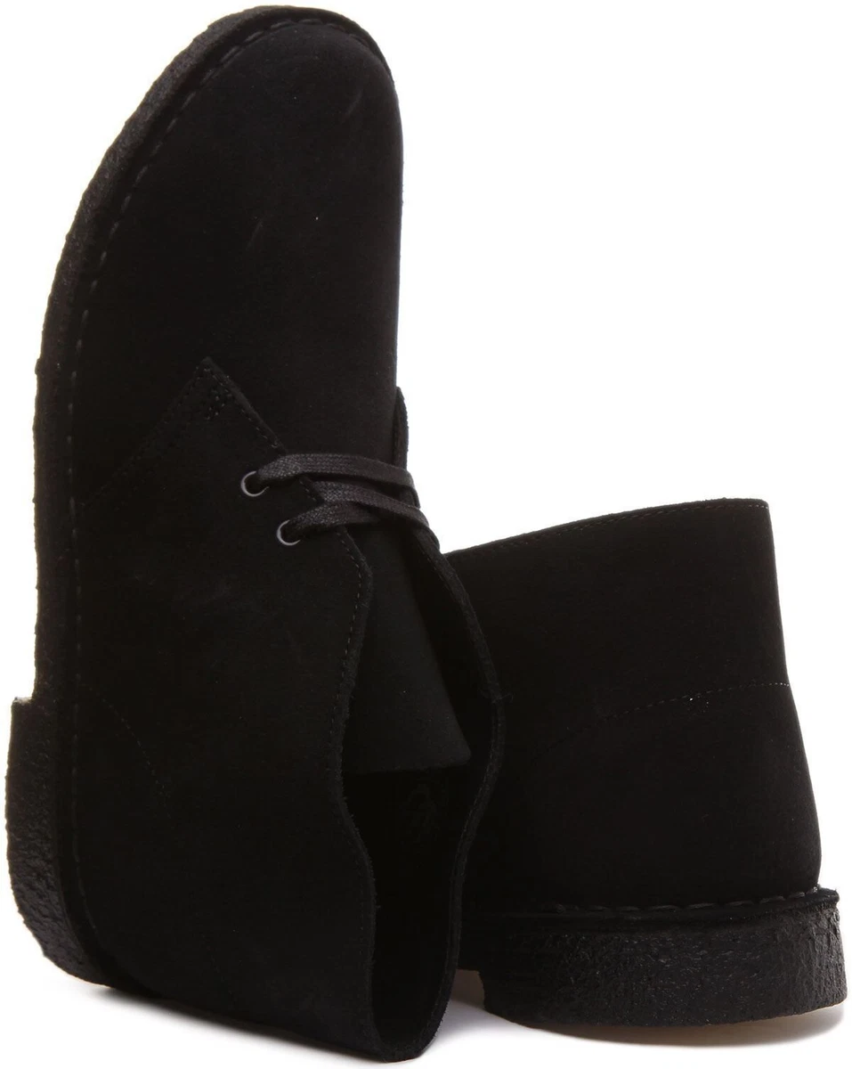 CLARKS ORIGINALS Desierto Botas ante Negro Chukka Hombre Talla UK 6-12