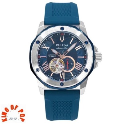 Bulova 98A282 Marine Star Automatic 20 ATM * Express 1/2 Days*