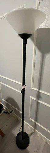 Torchiere Floor Lamp, Black