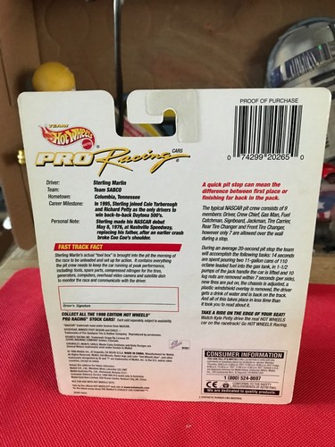 1998 Hot Wheels Team Pro Racing Sabco Sterling Marlin Monte Carlo Pit Crew B541 - Picture 9 of 9