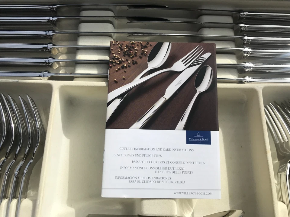 VILLEROY & BOCH linea PALAZZO POLITIER SET COMPLETO posate 75 PEZZI per 12 pers. - Immagine 2 di 4