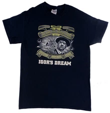 Two Roads Beer IGORS DREAM t shirt SMALL Igor Sikorsky Helecoptor Stratford CT