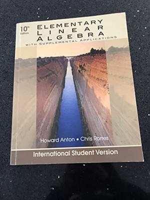 Elementary Linear Algebra with Supple..., Rorres, Chris