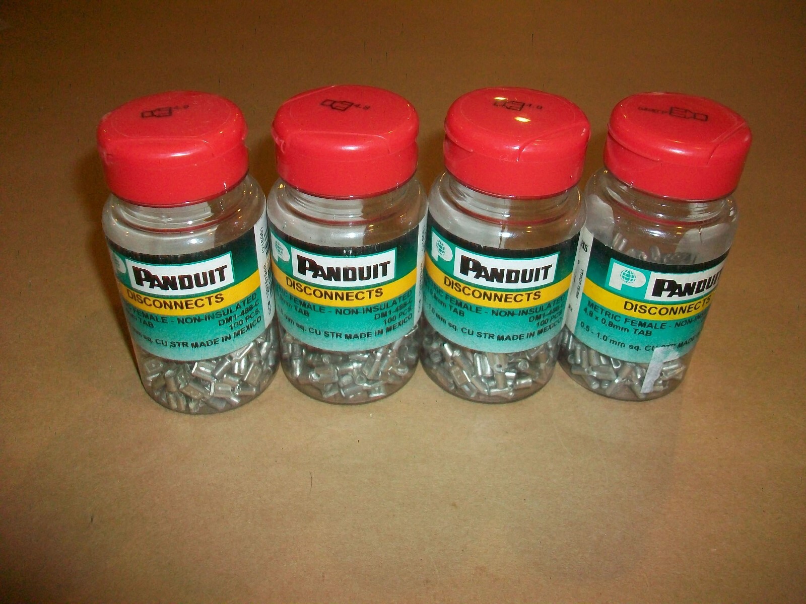 400pc Panduit Disconnects DM1488C Metric Female 4.8 x 0.8mm NEW eBay