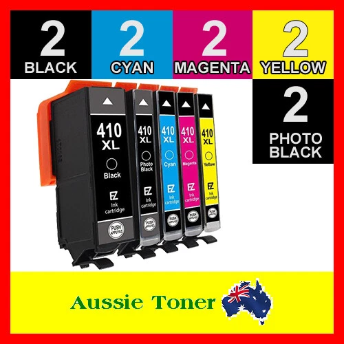10x Generic Ink Cartridge 410 XL 410XL for Epson XP530 XP540 XP630 XP640 XP900 - Picture 1 of 1