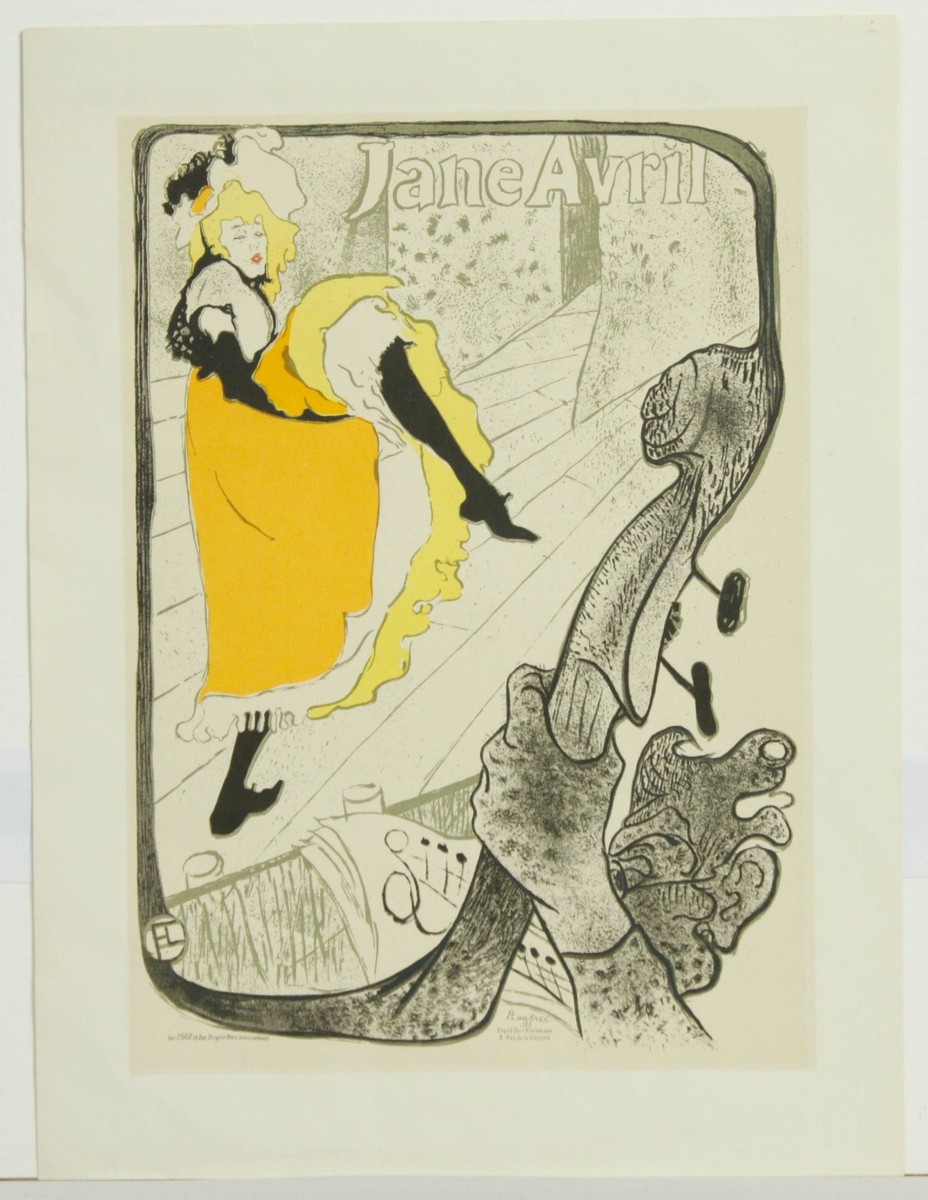 Jane Avril Henri Toulouse Lautrec 93 Depot Kleinmann Art Print | eBay