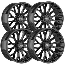 Set Of 4 Cali Off-road 9119 Evoke 22x10 8x6.5 -19mm Gloss Black Wheels Rims Set Of 4 Cali Off-road 9119 Evoke 22x10 8x6.5 -19mm Gloss Black Wheels Rims