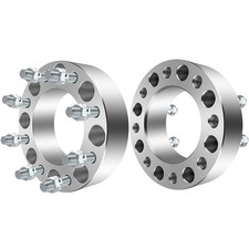 8x6.5 Wheel Spacers 2 Inch 8lug 117cb 14x1.5 Studs For K3500 Silverado 3500 Hd