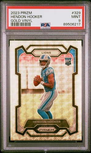 Hendon Hooker [Gold Vinyl] #329 2023 Panini Prizm card