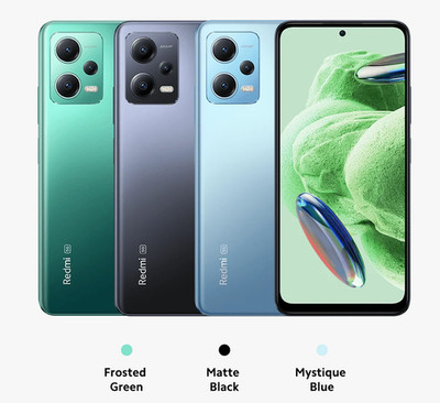 Xiaomi Redmi Note 12 5G Mystique Blue - 4GB RAM - 128GB ROM - India Version NEW