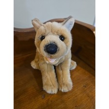 Animal Alley Toys R Us German Shepard Dog Realistic Pink Tongue Plush