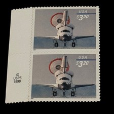 1998 US Scott 3261, 3.20 Space Shuttle Priority Mail Stamps MNH
