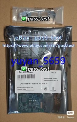 1PCS NEW LPE31002-M6 Dell Emulex 16Gb FC 2P #4431  #pass
