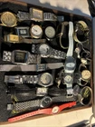 vintage watch lot for parts or repair Seiko, Timex, , Armtitron, Gruen, Etc