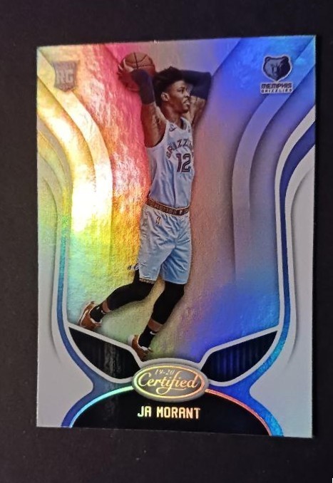 2019-20 JA MORANT RC PANINI CERTIFIED ROOKIES #152 MEMPHIS GRIZZLIES