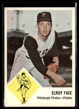 1963 Fleer Elroy Face VG Set Break #57