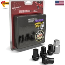 High-quality M12x1.5 Thread Wheel Lock Set - Black Finish Theft Protection High-quality M12x1.5 Thread Wheel Lock Set - Black Finish Theft Protection