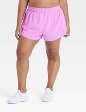 Women's All in Motion Mid-Rise Run Shorts Light Purple Small