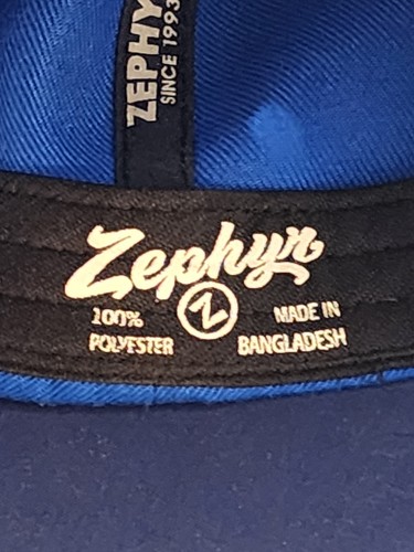 BYU Cougars Zephyr Hat Blue/Black Retro Logo Adjustable Snapback Cap - Picture 13 of 13