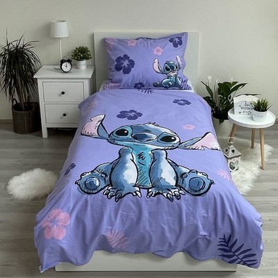 Lilo und Stitch Wende Bettwäsche Kopfkissen Bettdecke Set für 135/140x200cm