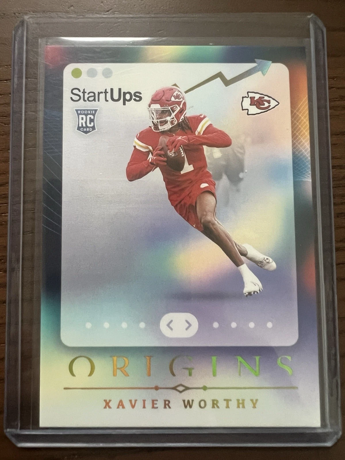 Xavier Worthy Panini Origins Start-Ups #1 Base