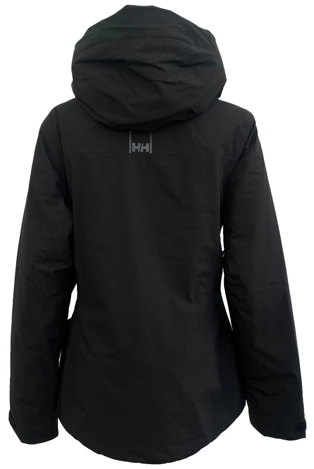 Women's Helly Hansen Insulated Snowplay Jacket BLACK $305, Size: XL - Image 3 of 4